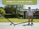 9ft Steel Hammock with Built-in Wheel, Portable Hammock for Outside, Heavy-Duty Hammock 35613179