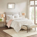King/Cal King Back Print Long Fur Comforter Mini Set B03597111