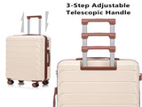 HIFINE TOURIST 20"/24"/28" 3 pcs/set in ABS Spinner Wheel Luggage, Matching Color , With Combination W2787P278782