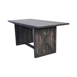 70.87" Farmhouse Large Dining Table for 6-8 People, Rectangular Wood Dining Table, Rustic Kitchen W1412P272807