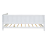 Full Size Wood Daybed/Sofa Bed, White WF297690AAK