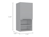 Kingston Rectangle 2-Shelf Medicine Cabinet White B06280275