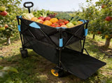 Big large capacity Folding cart Extra Long Extender Wagon Folding Wagon Garden Shopping Beach 74132337