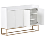 ZNTS Modern Sideboard Elegant Buffet Cabinet with Large Storage Space for Dining Room, Entryway 72450574