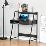 Computer Desk with Drawer ,Grey 82551570