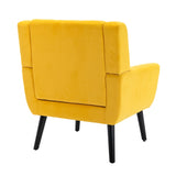 Modern Soft Velvet Material Ergonomics Accent Chair Living Room Chair Bedroom Chair Home Chair With W676P313940