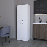 Cameron Pantry Cabinet with 4 doors and 5 hidden shelves B128P189934