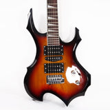 ZNTS Flame Shaped Electric Guitar with 20W Electric Guitar Sound HSH Pickup 91224685