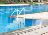 85*68*198cm PE Swimming Pool Escalator White 93765425