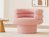360&degSwivel Chair Swivel Accent Chair Round Swivel Chair Barrel Chair Vanity Chair for Living N763P331761P