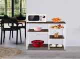 3-Tier Industrial Kitchen Baker's Rack Utility Microwave Oven Stand Storage Cart Workstation Shelf 28786090