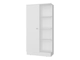 Rentz Multi-Storage Cabinet with Storage Compartments, and Versatile Organization, White B097P474301