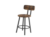 Bar table, equipped with 2 bar stools , with backrest and partition 45171915