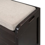 ZNTS TREXM Storage Bench with Removable Basket and 2 Drawers, Fully Assembled Shoe Bench with Removable WF199578AAB