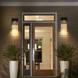 Outdoor waterproof transparent LED crystal wall lamp with light sense 05453058