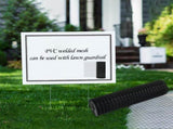 48 inch100 ft Black Vinyl Coated Hardware Cloth, 16 Gauge 1/2 inch Black PVC Hardware Cloth, Black W2286P277576
