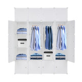 ZNTS 20 Cube Organizer Stackable Plastic Cube Storage Shelves Design Multifunctional Modular Closet 09173751