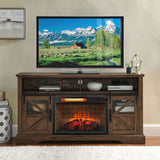 26 inch infrared quartz heater fireplace insert -woodlog version with brick 66240403