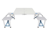 One Piece Folding Table and Chair Aluminum Alloy 66376598