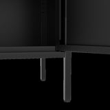 73 inches high metal storage cabinet with 2 wire mesh doors, suitable for homes, offices and dining T3421P312389