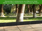 Plastic Lawn Edging, Interlocking Garden Landscape Border, 20Piece 16ft Flexible PP Garden Edging 43859441