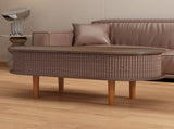 Fluted Lift Top Coffee Table with Hidden Compartment, Wooden Center Table, Modern Oval Lift Tabletop 32995757