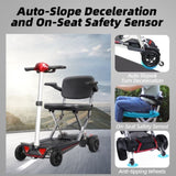 MOBIFREE Powered Lightweight Manual Folding Mobility Scooter M2020 for Adults and Seniors. GL-W2923P222551