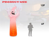 12 Feet Halloween Inflatable Decoration with Built 72414338