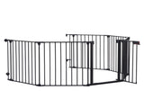 150" Adjustable Safety 6 Panels Play Yard Metal Doorways Fireplace Fence Christmas Tree Fence 98466678