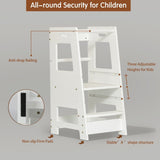 Toddler Standing Tower for Kitchen, Step Stool for Kid's Adjustable Height Learning Stool, Removable W2701P207516