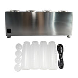 Electric Sauce Warmer Dispenser Jam Heat Preservation Machine 650ml 30-85&degC 110V 28712119