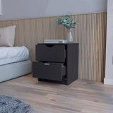 Dillon 2 Drawers Nightstand, Bedside Table with Storage B128P148696