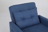 Sleeper Chair 3-in-1 Convertible Chair Bed Pull Out Sleeper Chair Beds Adjustable Single Armchair W2810P195585