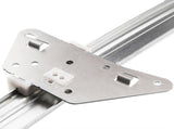 Replacement Window Regulator with Front Left Driver Side for Dodge Dakota/Durango 98-04 Silver 38168550