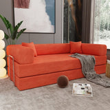 Double sofa, sofa bed, multifunctional compression sofa, wide body sofa, pure sponge sofa, fine W3064P245391
