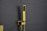 Shower system combo with hand shower, 16 inch shower head and tub spout W928100847
