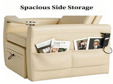 PVC Electric Reclining Pedicure Chair, Sand 32282480