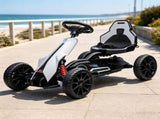 White 12V Electric Go Kart for Kids with Adjustable Speed Perfect for Children's Fun 31386183