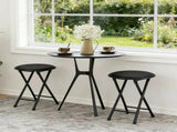 Durable Folding Chair PVC Padded Cushion Chair with Stainless Steel Frame for Home and 84956536