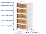 4 Tier Stackable Storage Bins, Multi-Color, 4 Count 29397619