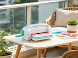 White Manual Die Cutting & Embossing Machine, 9 Inch Opening Portable Scrapbooking Machine with Full 22736772