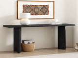 Stylish Console Table with Pine Veneer Geometric Legs,Suitable for Living Room, Study N711P289142B
