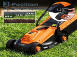12 Amp Corded Electric Push Lawn Mower, 13" Cutting Width with 3 Cutting Heights, 8 Gallon Grass 67344584