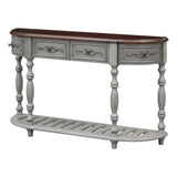 U_STYLE 52''Modern and Contemporary Curved Console Table Sofa Table Entryway Table for Hallway N711P186862E