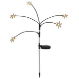 ZNTS 8 Pack Solar Swaying Garden Lights with Snowflakes, Solar Landscape Pathway Stake lights, Outdoor 75162510