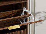 Shoe Cabinet Storage for Entryway Hidden Shoes Storage Cabinet with 2 Flip Drawers, Tall Free 16595096
