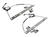 2Pcs Rear Left and Right Window Regulator with 2Pin Motor Fit for Hummer H2 Pickup Sport Utility 39724381