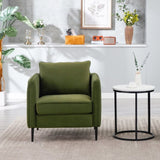 Accent Chair for Living Room, Velvet Comfy Single Sofa Chair Mid-Century Modern Armchair with 1 W3244P325833