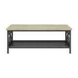 3-Piece Occasional Table Set Coffee Table and 2 End Tables Faux Marble Black Metal Finish Living B011P289731