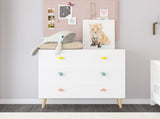 Kids 3 Drawer Dresser, Baby Nightstand for Bedroom, Storage Cabinet for Toddler Child for Living 81589726